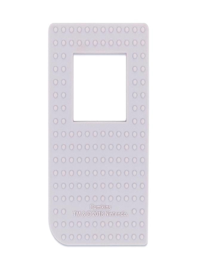 Bumkins Silicone Teether, Nintendo Textured, Soft, Flexible, Sensory, Gum Soothing - Game Boy