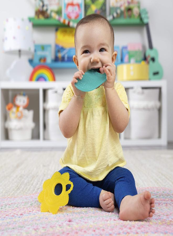 Bright Starts Teeth Relief 8pc Gift Set - BPA-Free Baby Teethers, Refrigerated Teething Toys, Unisex, 3 Months+