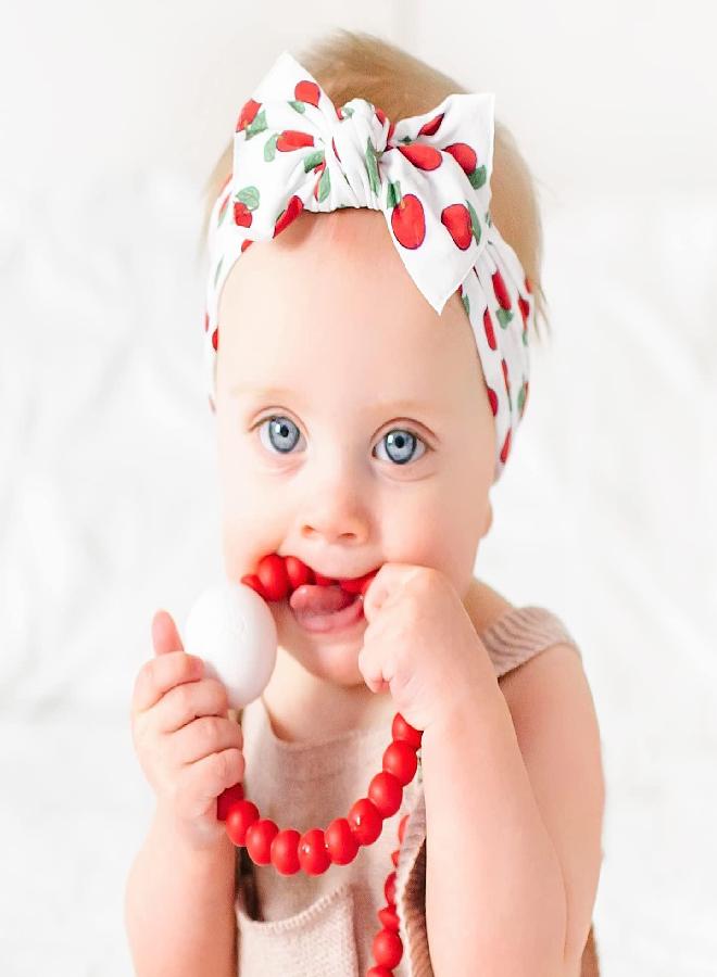 Ryan and Rose Cutie Teether Rattle (Red)