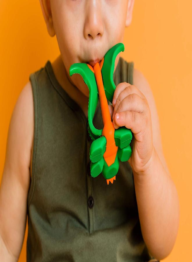 Baby Banana - Mystical Dragon Toothbrush, Training Teether Tooth Brush for Infant, Baby, and Toddler