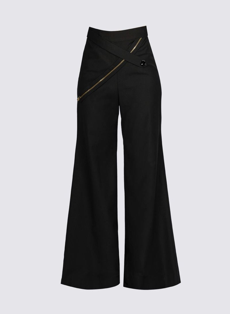 Gazania - Flared Double Flap Pants