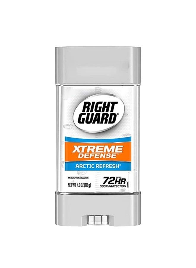 Xtreme Defense Antiperspirant Deodorant Gel, Arctic Refresh, 4 Ounce (Pack of 4)