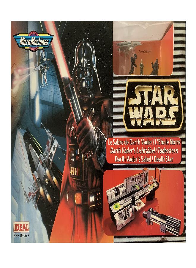 Star Wars Mirco Machines Darth Vader's Lightsaber/death Star Trench By Galoob