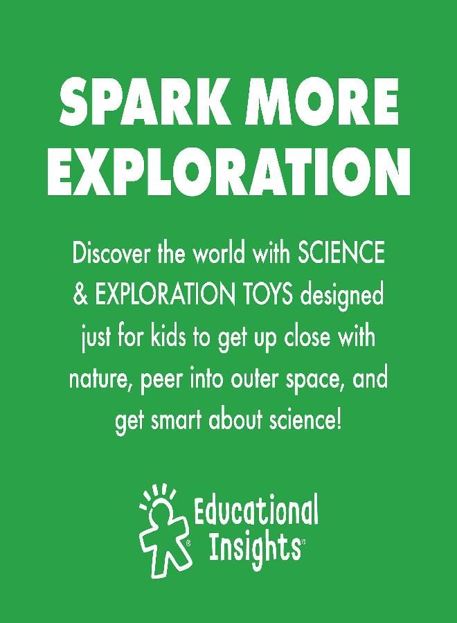 Educational Insights GeoSafari Jr. Talking Kids Microscope, Preschool Science Toy, Featuring Bindi Irwin, Gift for Boys & Girls, STEM & Science Toy, Ages 3+