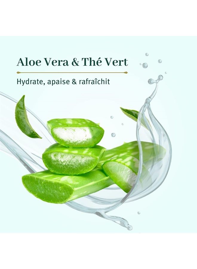 Purifying Micellar Shampoo - Aloe Vera And Green Tea - Cleanses Hair - Reduce Excess Sebum - Suitable For Normal To Oily Hair - Free Of Silicones - 8.45 Oz