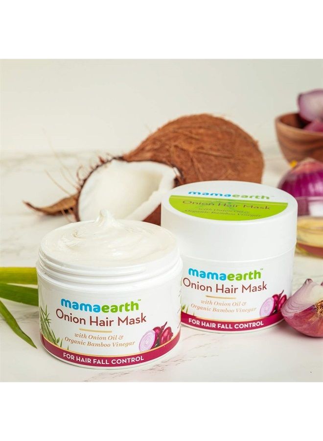 Onion Hair Mask for Hairfall Control with Organic Bamboo Vinegar 200ml