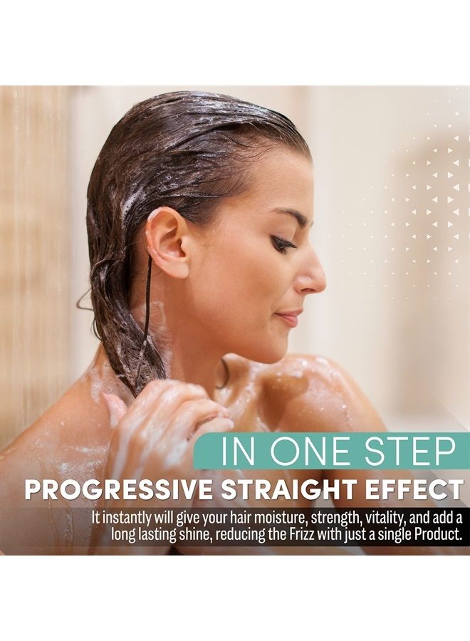 Hair Keratin Treatment | Brazilian Protein Smoothing Treatment | Moisturizing, Frizz Free & Intensive Shine | Effective Keratin Straighten Your Hairs | Single step treatment | bottle contain
