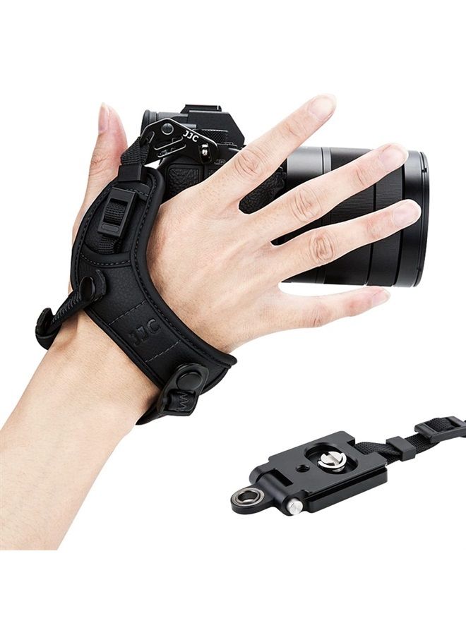 Mirrorless Camera Hand Grip Strap for Leica Q3 Canon EOS R8 R6 Mark II R10 R7 R3 R5 C R6 R RP M50 II for Nikon Z8 Z30 Z fc Z6 Z7 II Z50 for Fuji X-S20 X-T5 X-H2S XS10 XT4 S5 II S1R S1H Olympus OM-5