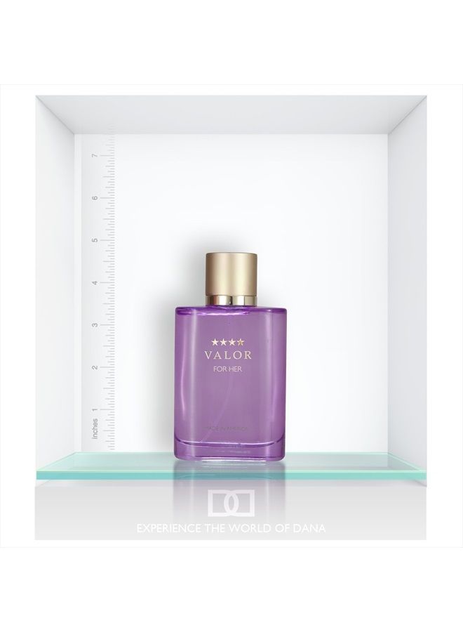 Valor by Dana 3.4 oz Eau De Toilette Spray for Women