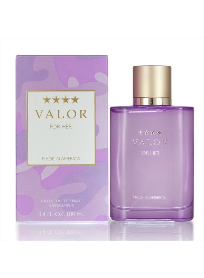 Valor by Dana 3.4 oz Eau De Toilette Spray for Women
