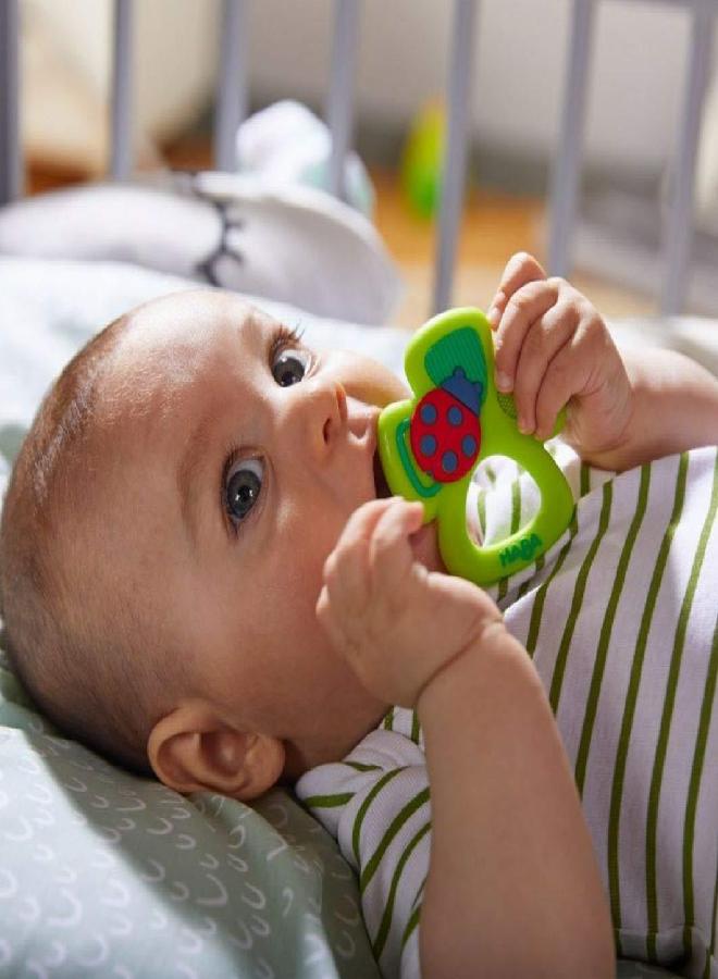 HABA Lucky Shamrock Silicone Teether and Clutching Toy
