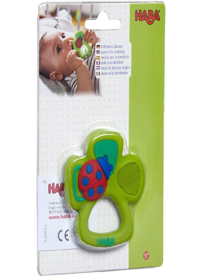 HABA Lucky Shamrock Silicone Teether and Clutching Toy
