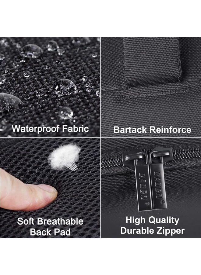 Camera Backpack Professional DSLR Bag with USB Charging Port Rain Cover, Photography Laptop Backpack for Women Men Waterproof, Camera Case Compatible for Sony Canon Nikon Lens Tripod Accessories