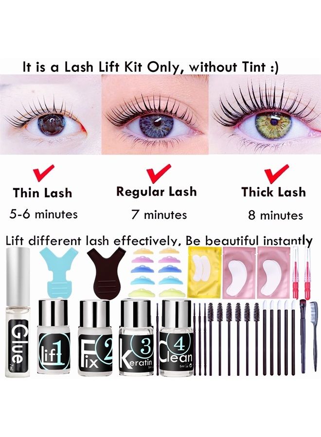 Lash Lift Kit, Lash Lifting and Brow Lamination 2 in 1, DIY Eyelash Perm At Home, Perming Lashes With Strong Glue(lash and eyebrow lift kit)