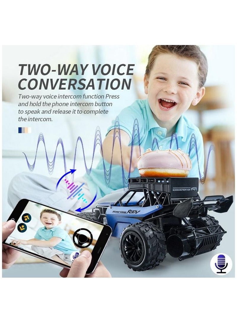 Road Remote Control Rc Trucks With 1080P HD FPV Camera Two Way Voice Dialogue Function Trucks Toy Vehicle Climbing Car