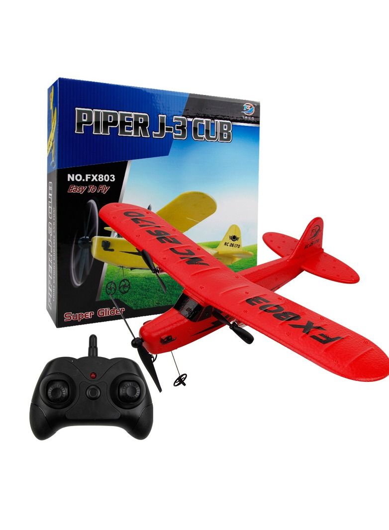 RC Foam Aircraft Remote Control Airplane Foam Toys for Children FX803 With Box Red