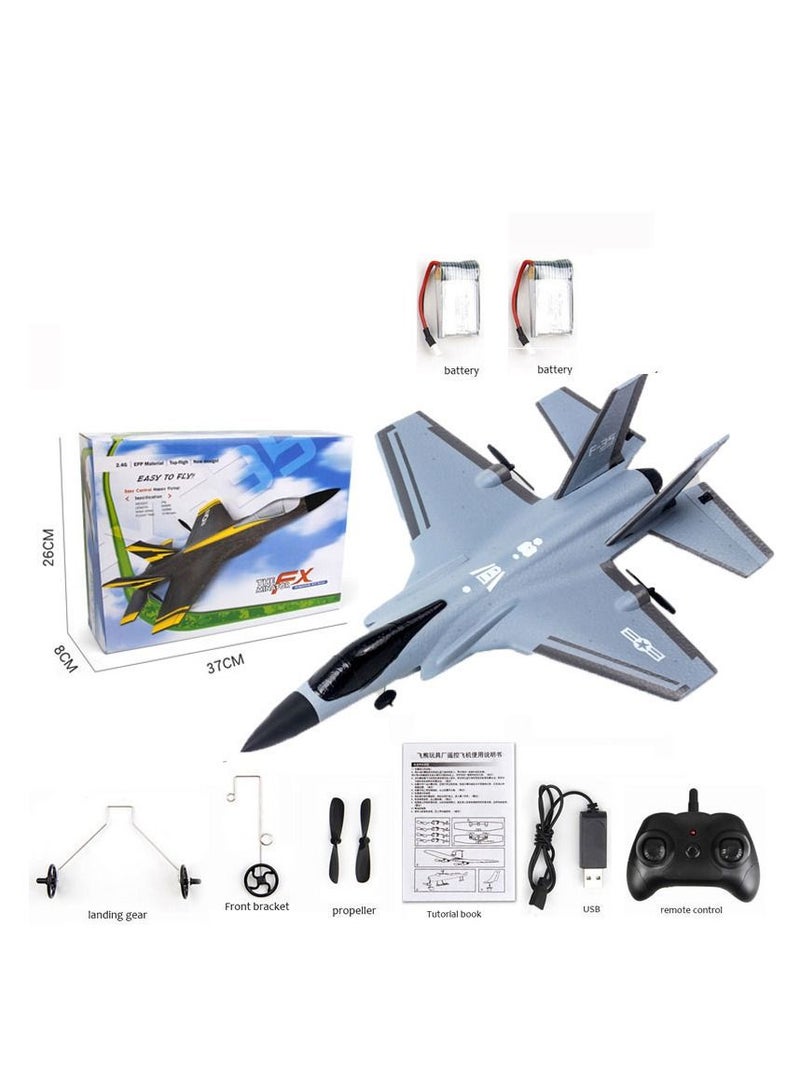 RC Remote Radio Control Drones Airplanes Gray two Battery Toy Kids Gift