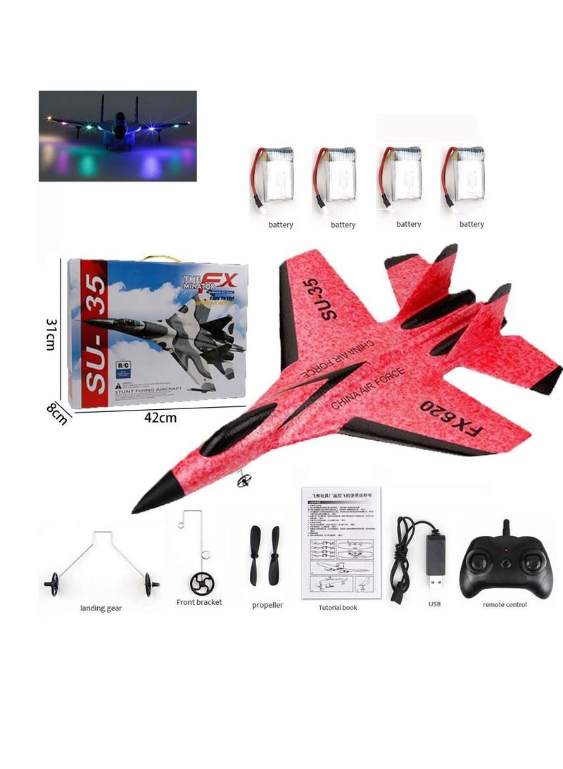 RC Remote Radio Control Drones Airplanes Red four Battery Toy Kids Gift