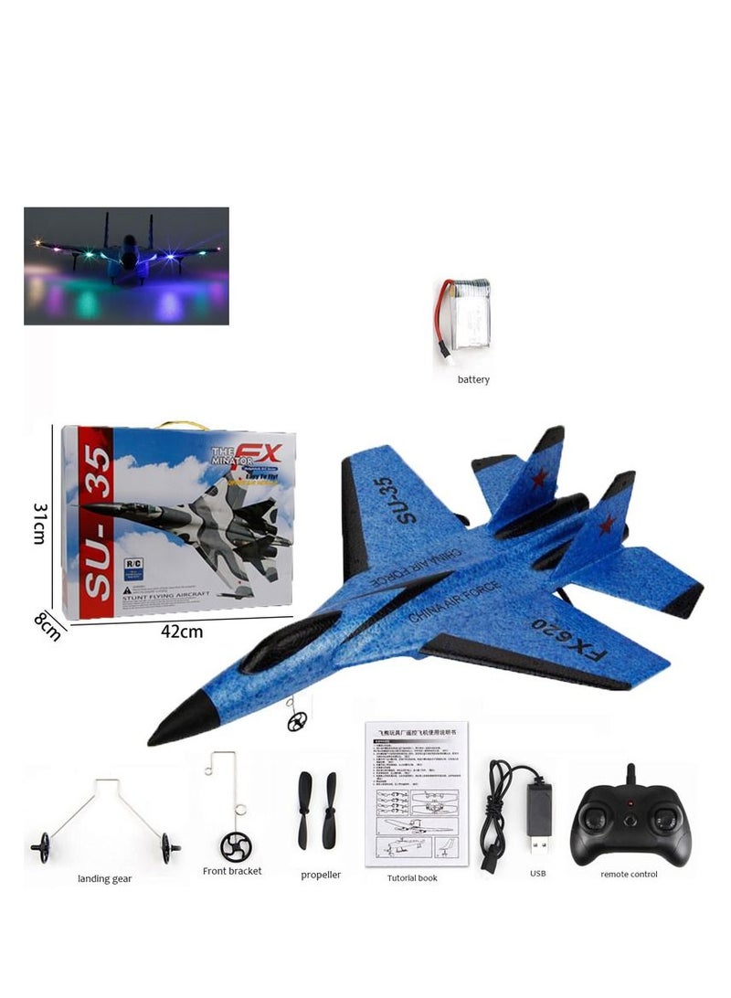 RC Remote Radio Control Drones Airplanes Blue one Battery Toy Kids Gift