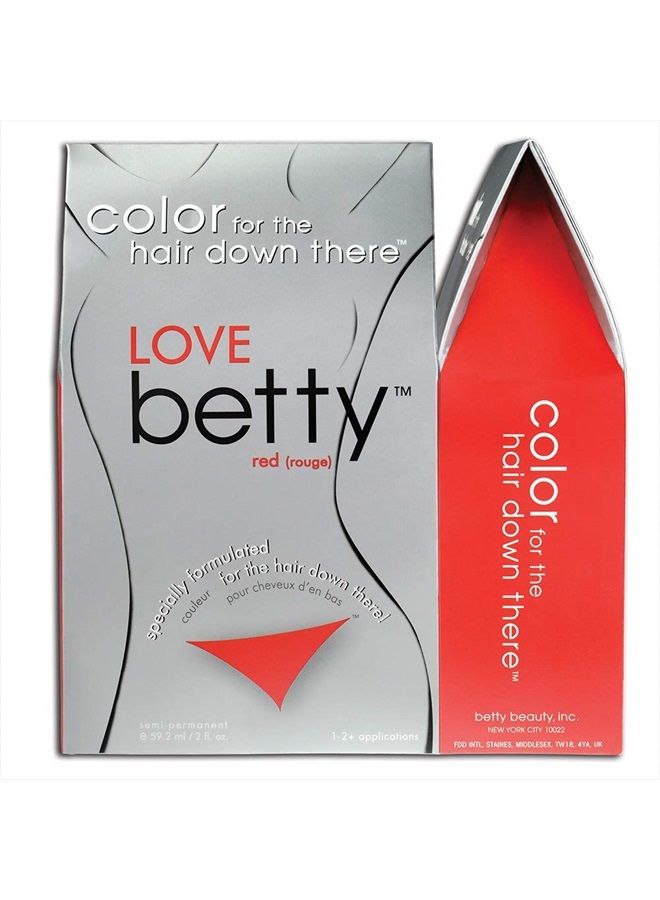 Love (Red) Betty - Color for the Hair Down There Hair Coloring Kit