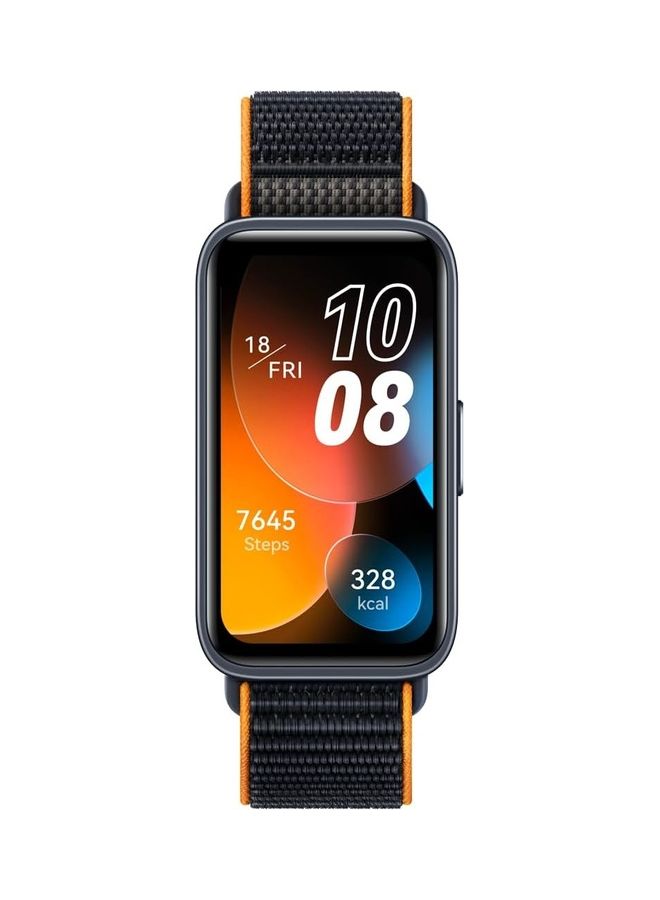 Band 8 Smart Watch, Ultra-thin Design, Scientific Sleeping Tracking, 2-week battery life Vibrant orange