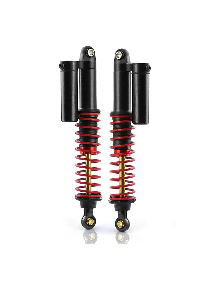 2 PCS Parts Metal Negative Pressure Double-Section Hydraulic Shock Absorber 100mm Replacement for 1/10 1/8 Remote Control electric remote control model car crawler