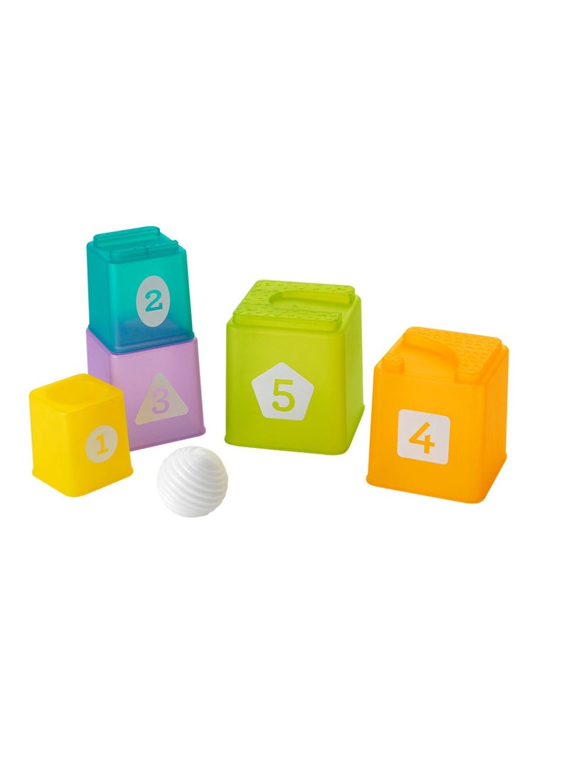 Cups And Ball Learning Set For Baby Suitable for 6 Months And Above