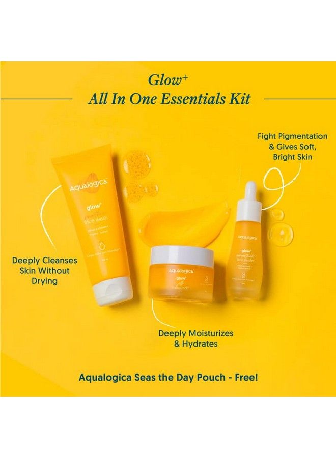 All In One Essentials Kit Face Wash (100G) ; Face Serum (3Oml) ; Gel Moisturizer (50G)