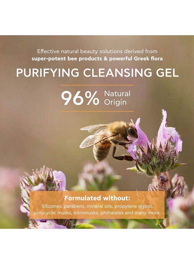 Purifying Cleansing Gel With Propolis And Lime 6.76 Fl.Oz. ; Natural Facial Gel Cleanser