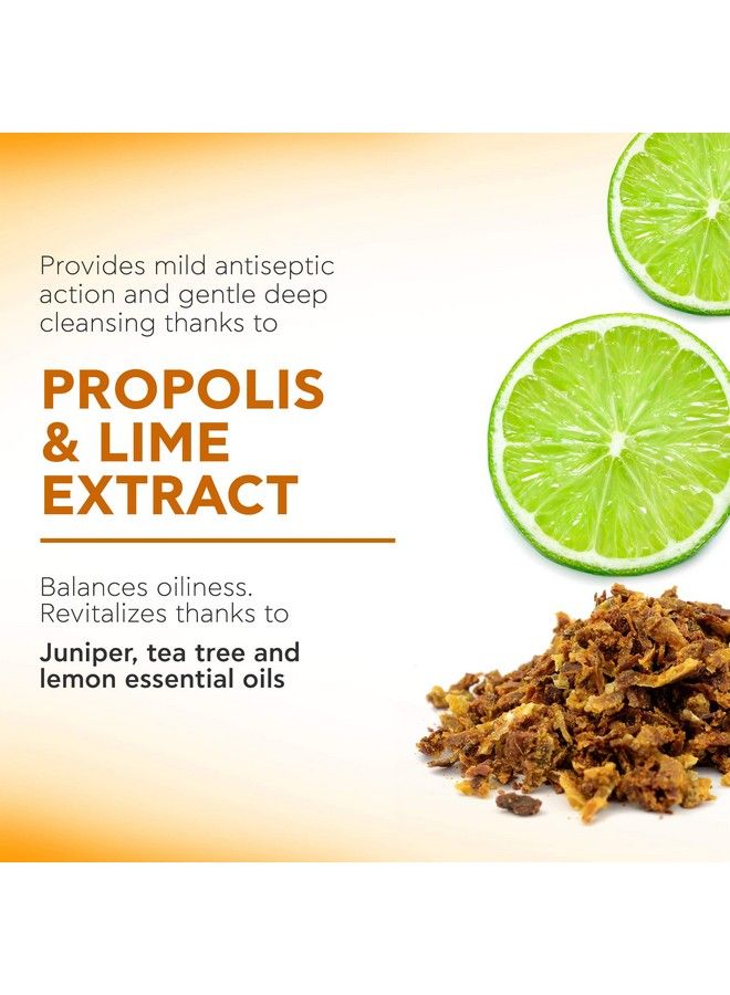 Purifying Cleansing Gel With Propolis And Lime 6.76 Fl.Oz. ; Natural Facial Gel Cleanser