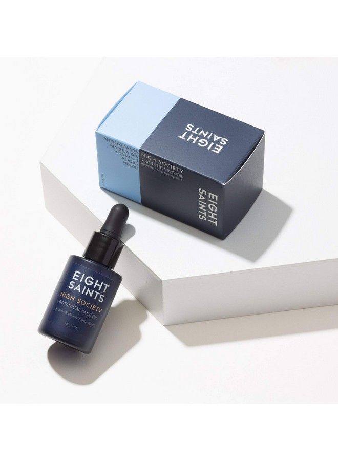 High Society Botanical Face Oil Natural And Organic Anti Aging Facial Oil With Marula Oil Vitamin E And Neroli Oil 1 Ounce