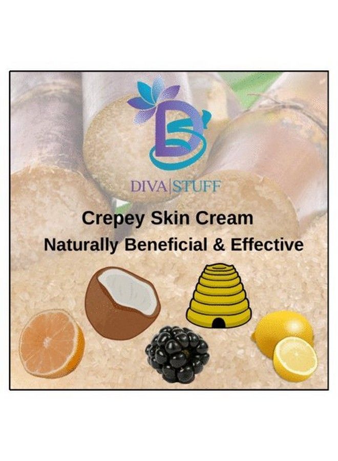 Crepey Skin Body & Face Cream With Hyaluronic Acid Alpha Hydroxy And More (Summer Citrus With Spf)