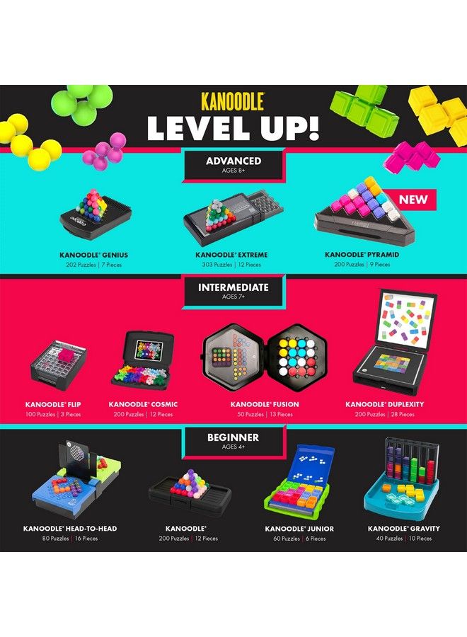 Kanoodle Cosmic Brain Teaser Puzzle Challenge Game For Kids Teens & Adults Gift For Ages 7+