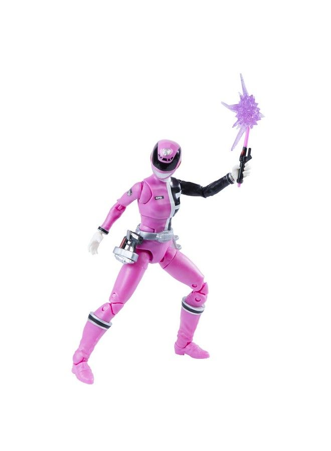 Lightning Collection S.P.D. Pink Ranger 6Inch Premium Collectible Action Figure Toy With Accessories