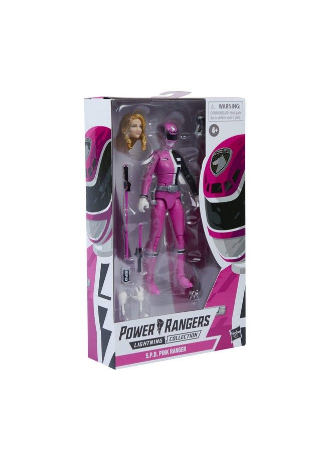 Lightning Collection S.P.D. Pink Ranger 6Inch Premium Collectible Action Figure Toy With Accessories