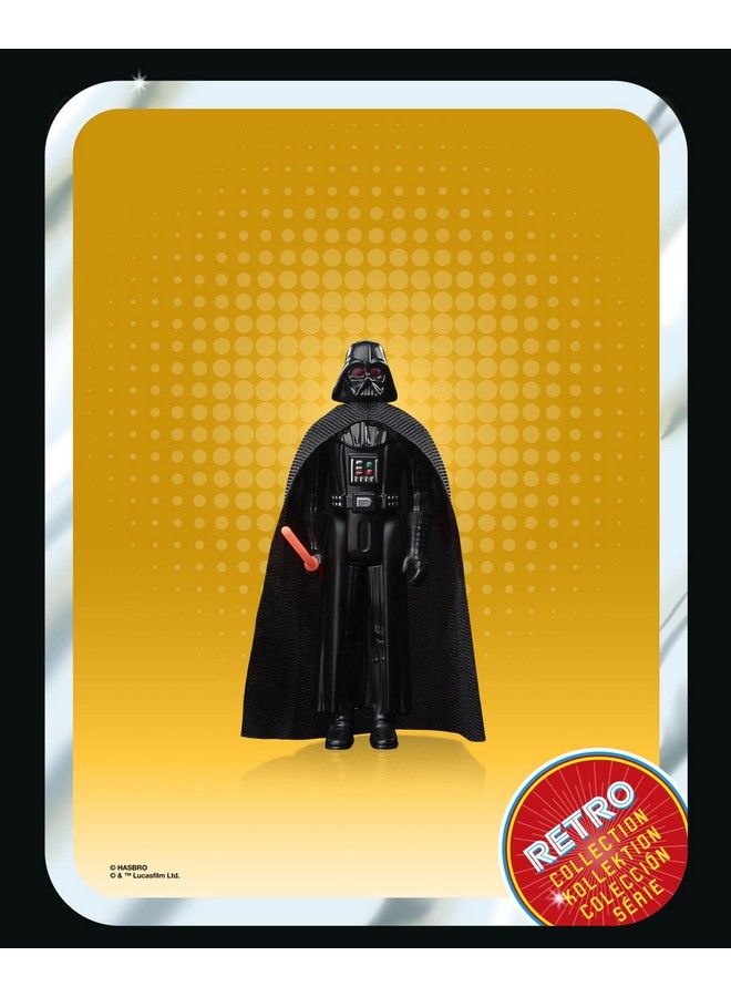 Retro Collection Darth Vader (The Dark Times) Toy 3.75Inchscale Obiwan Kenobi Figure Toys For Kids Ages 4 And Up Multicolored F5771