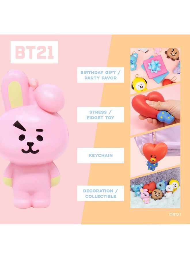 Bt21 Authentic Slow Rising Squishy Ball Chain Merchandise Collectible Gift For Kids Cooky