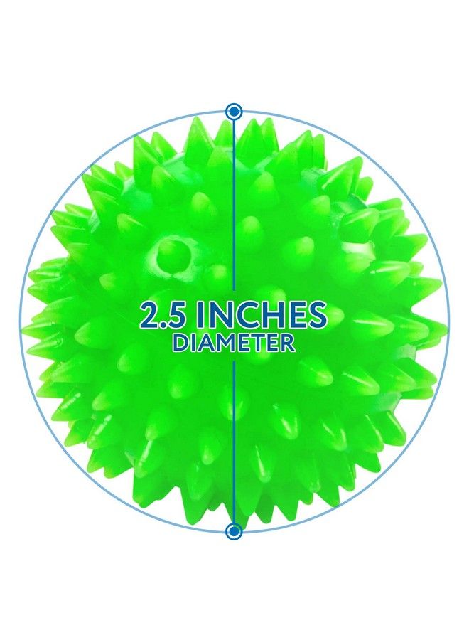 [5 Pack] Spiky Sensory Balls Squeezy And Bouncy Fidget Toys Sensory Toys No Bpa Phthalates Latex School And Special Education Supply