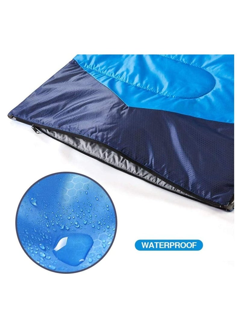 Camping Sleeping Bag, Light Waterproof Backpacking Bag,Lightweight Great for Outdoor Warm & Cool Weather, Hiking Adults Kid