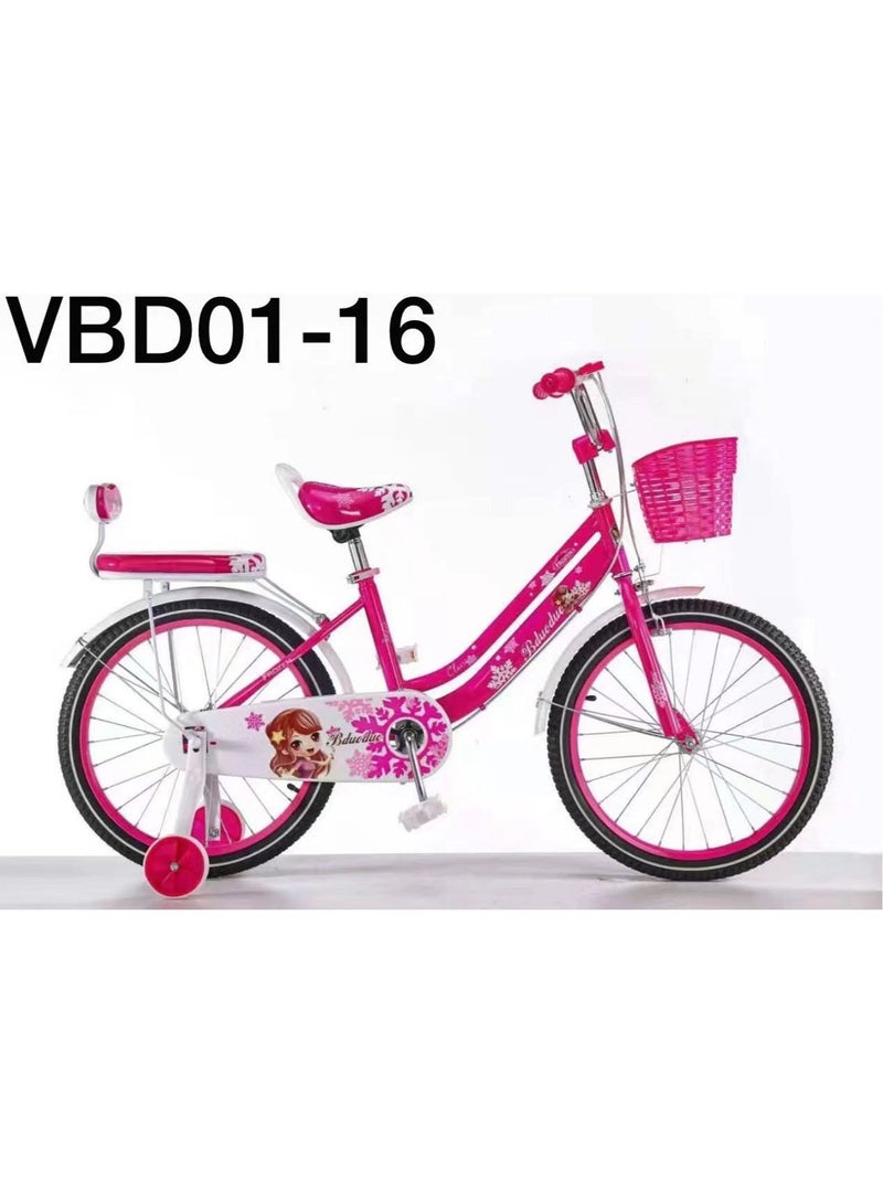 Girl bike 16 inch red