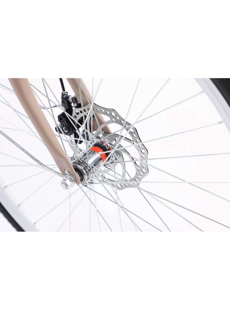 Lady bike Cycle Women's City Bike with Rear Rack Shimano Gear 7 speed 24 Inch Cycle