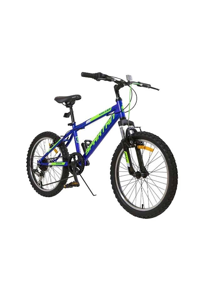 Vulcan Mountain Bike with Shimano Shifter | 20 inch wheel size | 7 speed Shimano gear | For teens| Blue 116x20.5x57.5cm