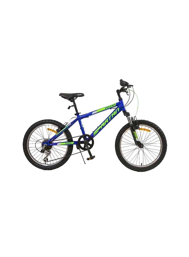Vulcan Mountain Bike with Shimano Shifter | 20 inch wheel size | 7 speed Shimano gear | For teens| Blue 116x20.5x57.5cm