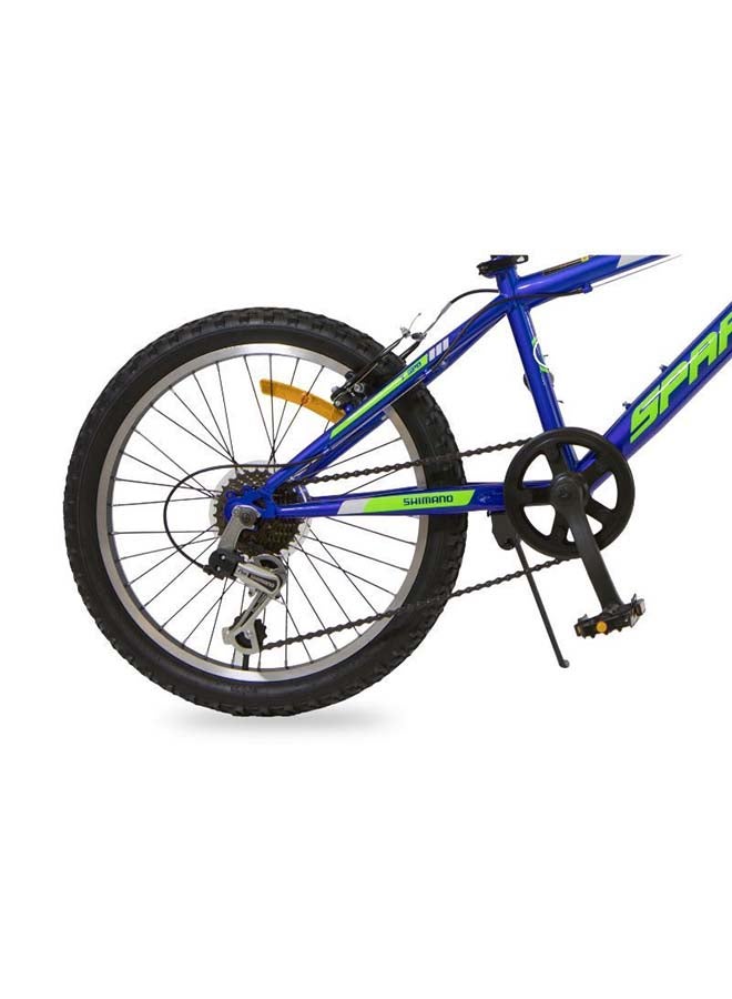 Vulcan Mountain Bike with Shimano Shifter | 20 inch wheel size | 7 speed Shimano gear | For teens| Blue 116x20.5x57.5cm