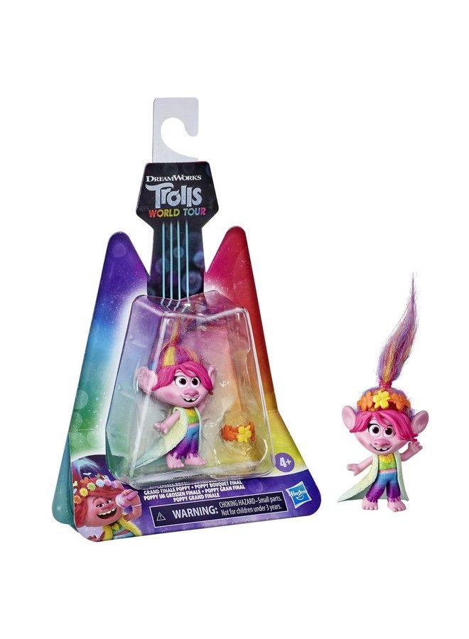 Dreamworks World Tour Grand Finale Poppy Collectible Doll With Headband Accessory Toy Figure Inspired By The Movie Kids 4 And Up