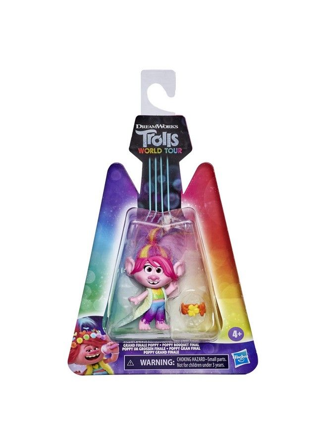 Dreamworks World Tour Grand Finale Poppy Collectible Doll With Headband Accessory Toy Figure Inspired By The Movie Kids 4 And Up