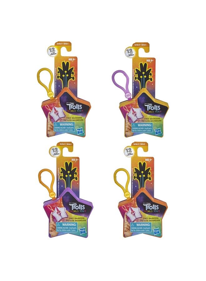 Dreamworks World Tour Tiny Dancers Surprise 4Pack Series 4 Tiny Dancers Dolls Clips Rings And Glasses Toy For Kids 4 And Up