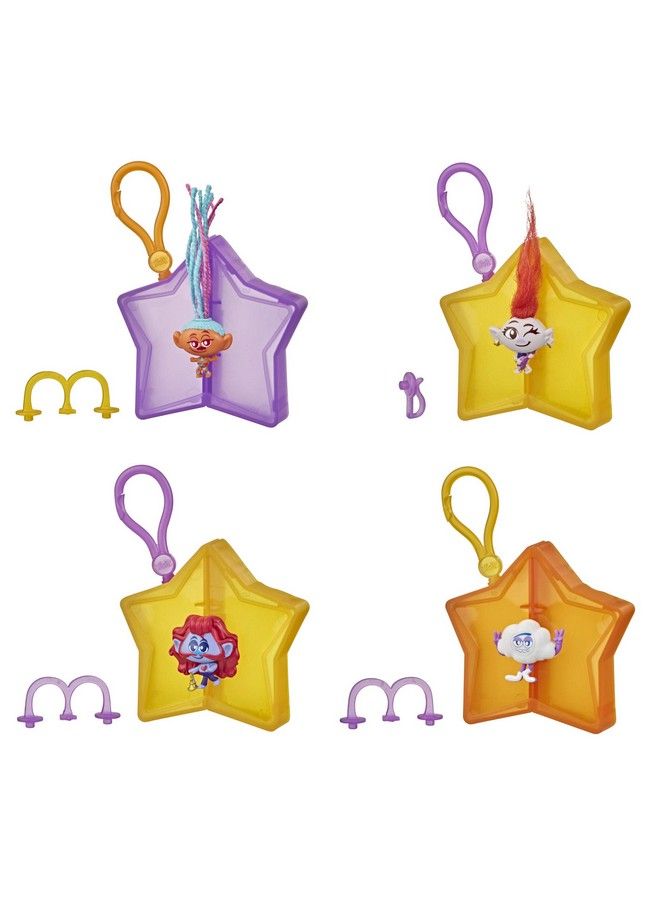 Dreamworks World Tour Tiny Dancers Surprise 4Pack Series 4 Tiny Dancers Dolls Clips Rings And Glasses Toy For Kids 4 And Up