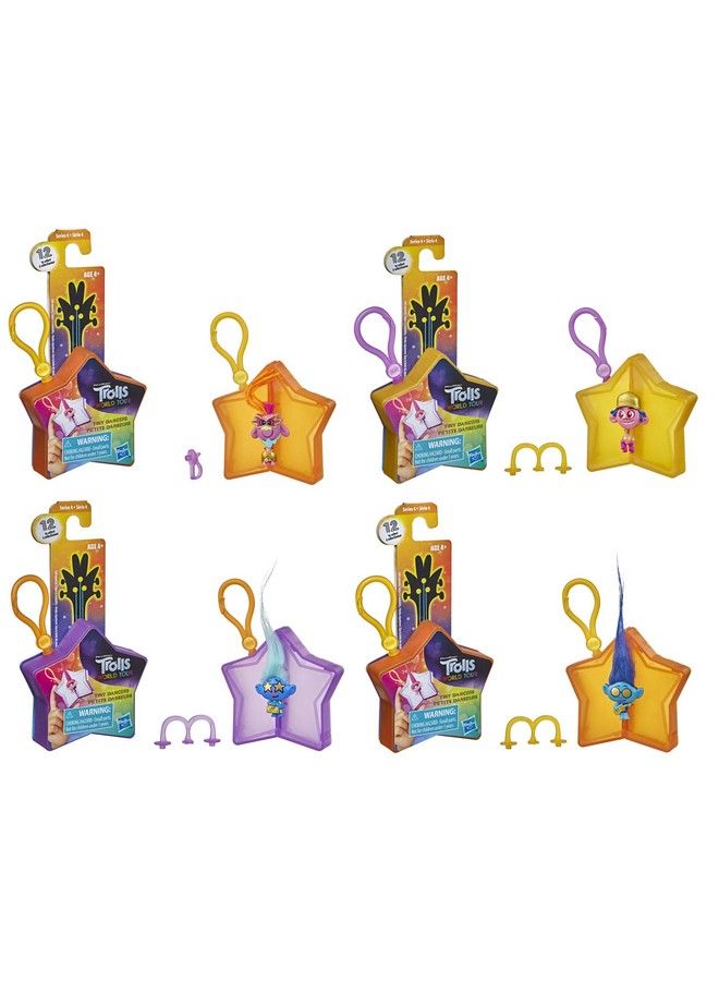 Dreamworks World Tour Tiny Dancers Surprise 4Pack Series 4 Tiny Dancers Dolls Clips Rings And Glasses Toy For Kids 4 And Up