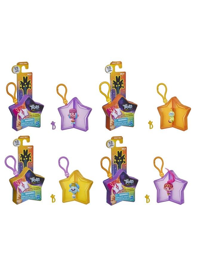 Dreamworks World Tour Tiny Dancers Surprise 4Pack Series 4 Tiny Dancers Dolls Clips Rings And Glasses Toy For Kids 4 And Up